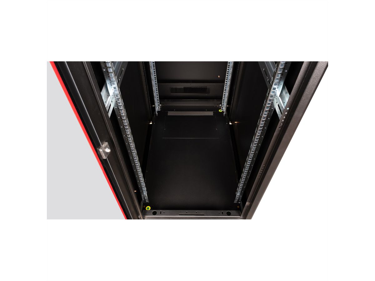 ROLINE 19-inch Network Cabinet Pro 42 U, 600x1000 WxD glass door black