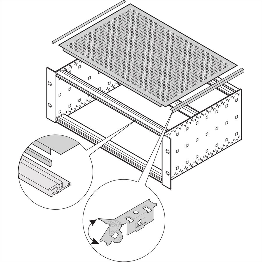 SCHROFF EuropacPRO Afdekplaat, universeel, 42 pk, 175 mm