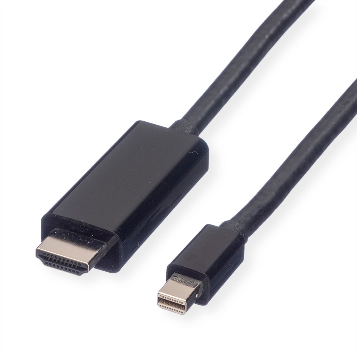 VALUE Mini DisplayPort Cable, Mini DP-UHDTV, M/M, black, 1 m