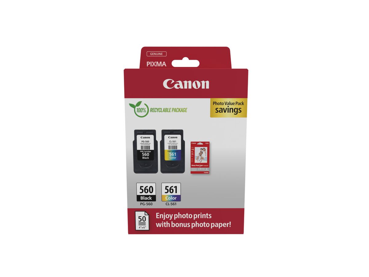 Canon 3713C008 inktcartridge 2 stuk(s) Origineel Zwart, Cyaan, Magenta, Geel