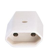 BACHMANN Euro flat coupling 2.5A/250VAC, Mounting, white