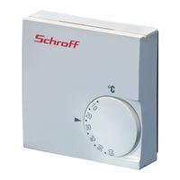 SCHROFF Thermostat With Integrated Temperature Sensor for Heaters or Fan