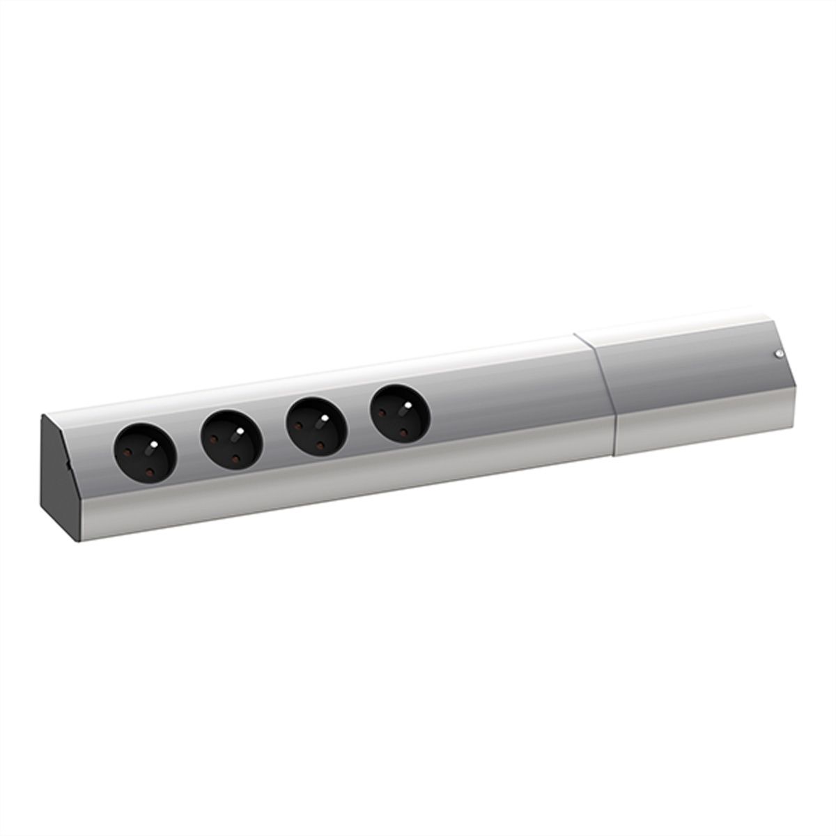 BACHMANN CASIA 4x earthing contact, silver