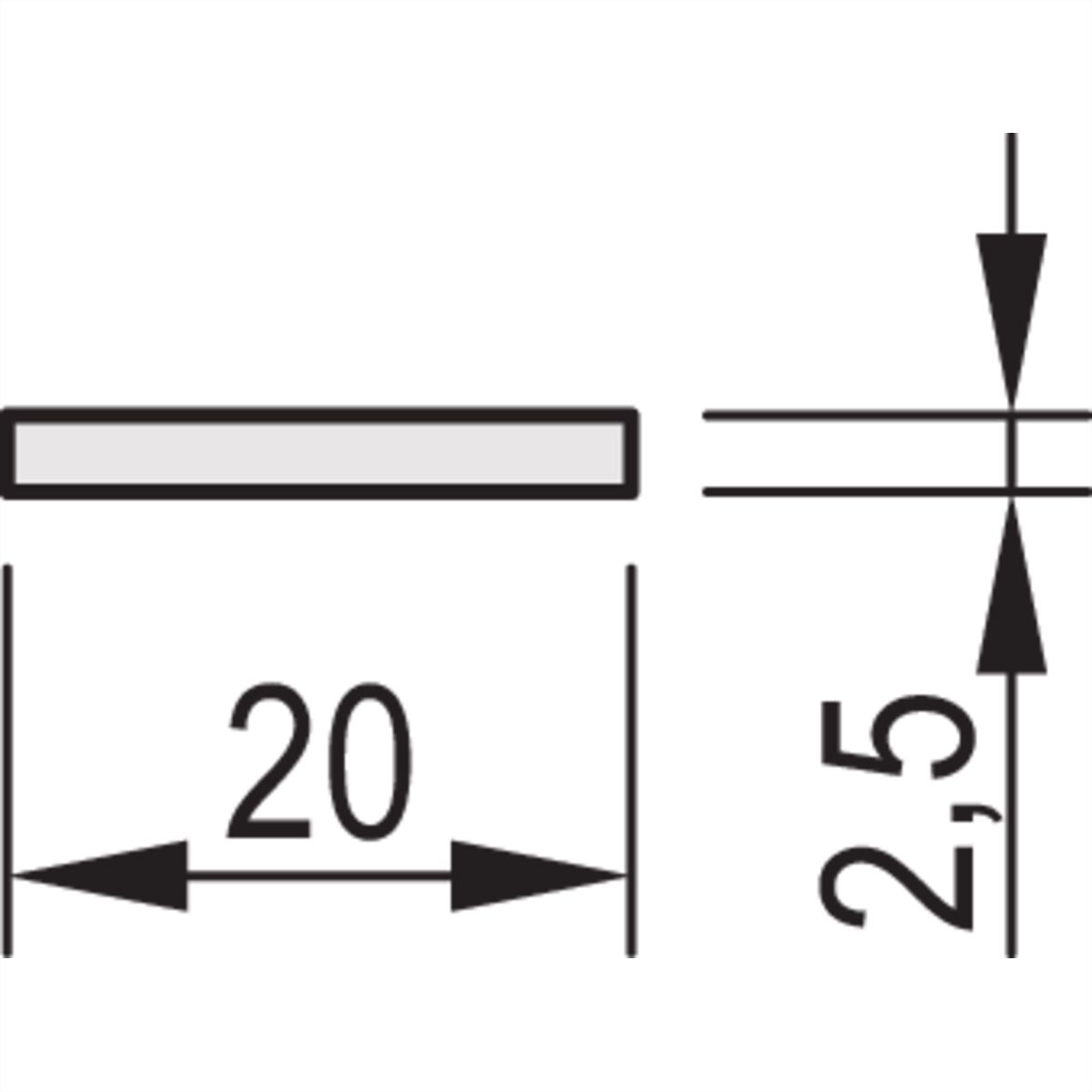 SCHROFF Voorpaneel, plat, niet afgeschermd, D-Sub uitsparing, 3 HE, 4 HE, 1 x 9 pin, 2,5 mm, Al, geanodiseerd vooraan, geleidend achteraan