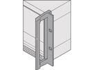 SCHROFF RatiopacPRO AIR 19" rack-montagekast, achteraf te monteren afscherming met handgrepen, 3/4 HE, 84 HE, 315 mm