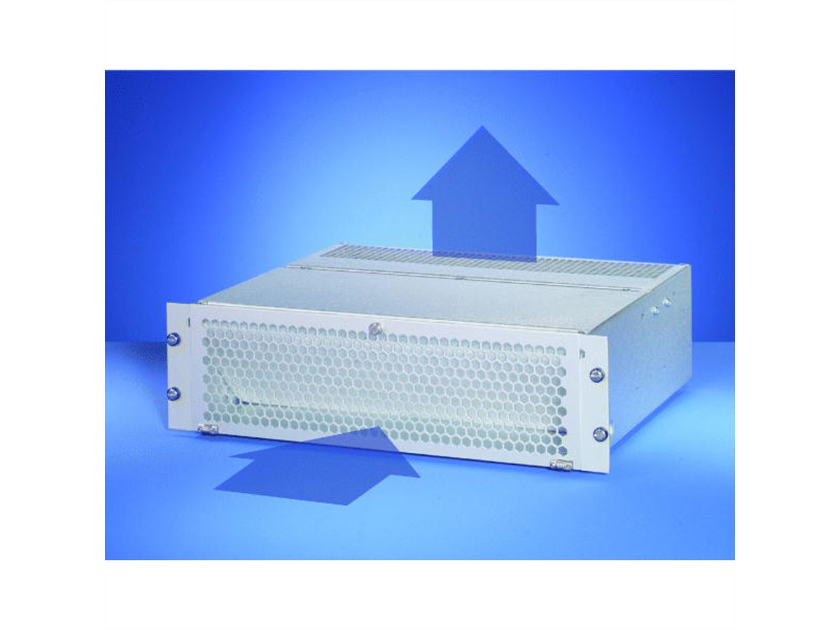 SCHROFF 19" Duwventilator, 3 U, Axiaal, 115 VAC