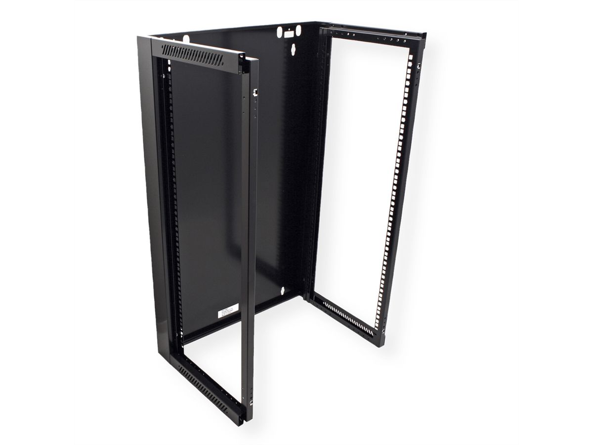 VALUE 19" Wall Mount Rack 18U, 910x570x450mm (HxWxD), black
