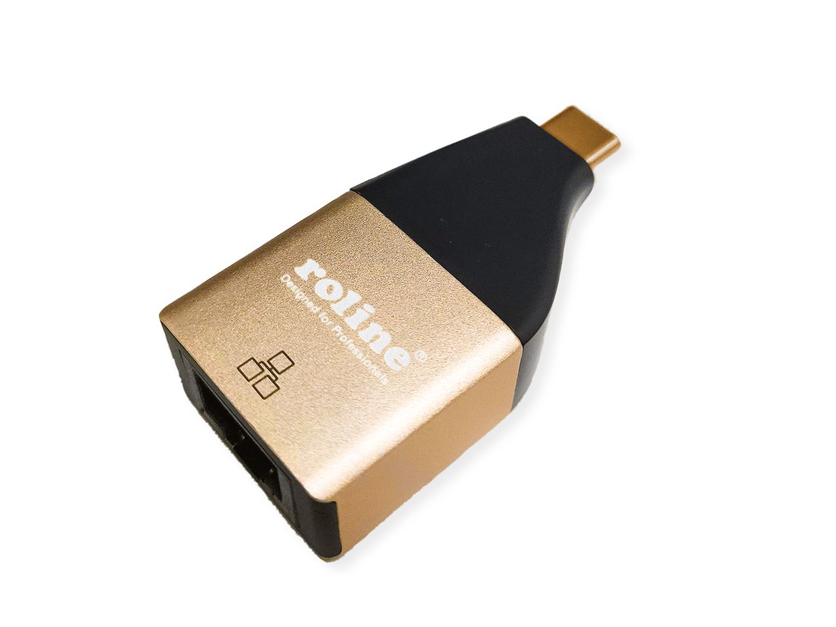 ROLINE GOLD USB 3.2 Gen 2 naar Gigabit Ethernet Converter