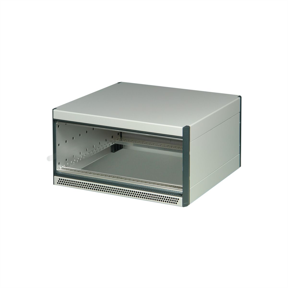 SCHROFF RatiopacPRO AIR Desktop Case, Retrofittable Shielding, Front Trim, 6/7 U, 63 HP, 315 mm