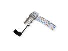 METZ CONNECT E-DAT Industrie IP20, feldkonfektionierbarer RJ45-Stecker, schwarz