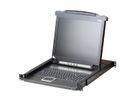 ATEN CL1000M KVM-Konsole, 43cm LCD, VGA, PS/2-USB, DE-Layout
