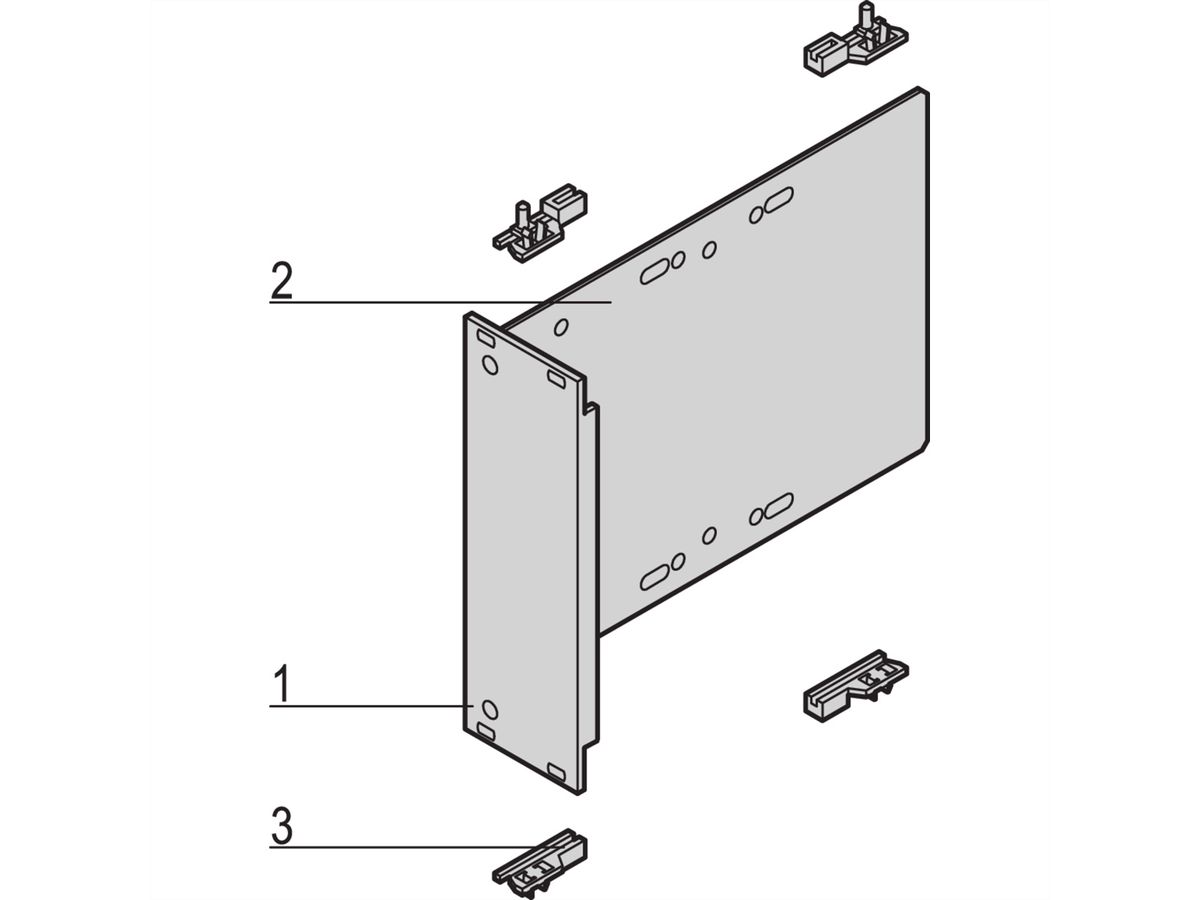 SCHROFF CPCI Module for Drive Unit HD 1 × 3.5", 3 U Vertical, With Front Panel