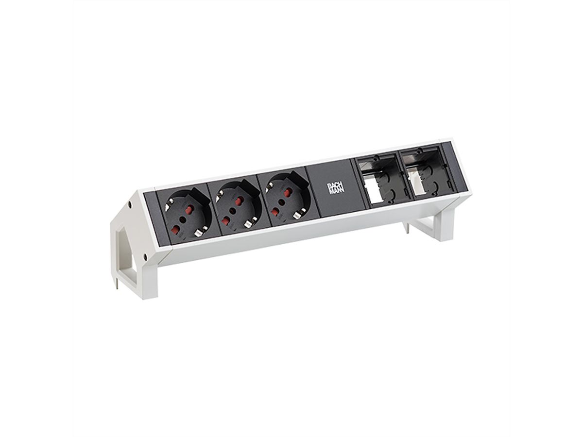 BACHMANN DESK2 3xP40 2xCM, 0.2m GST18 RAL9010, Italia