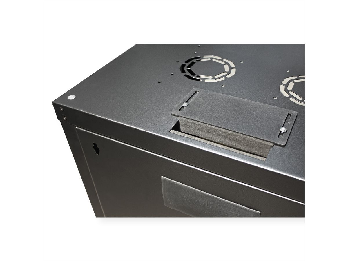 ROLINE 19-inch wandbehuizing Pro 9 U, 600x450 BxD zwart