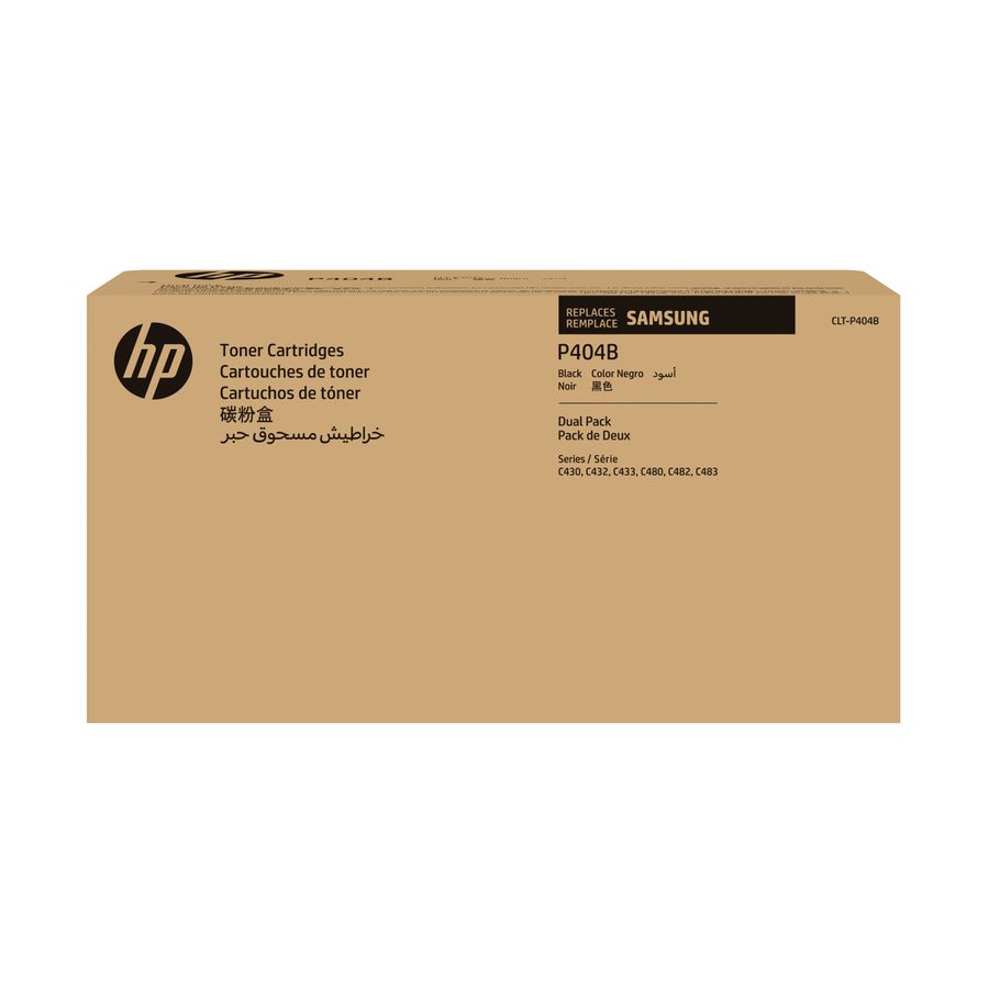 Samsung CLT-P404B 2-pack zwarte tonercartridges