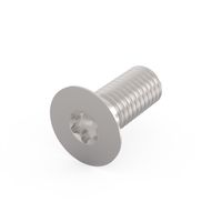 SCHROFF Countersunk Screw, Torx M5x12 mm, Steel, Zinc Plated, 100 Pieces