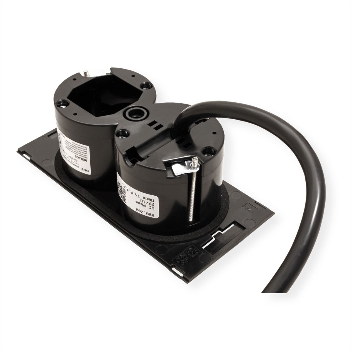 BACHMANN DUE 2xUTE power 2.0m AEH, black, 2 m