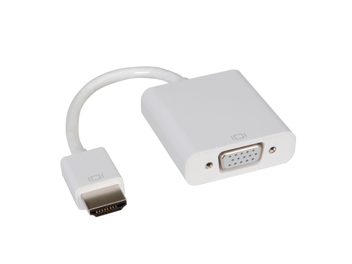 ROLINE HDMI-VGA-adapterkabel, HDMI M/VGA F