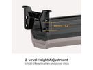 ROLINE Easy2Open kabelgoot, Montage onder tafel , zwart, 44,9 cm