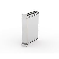 SCHROFF-frame insteekeenheid PRO-set, afgeschermd, gladde afdekking, 1 connector, 6 HE, 10 HE, 167 mm