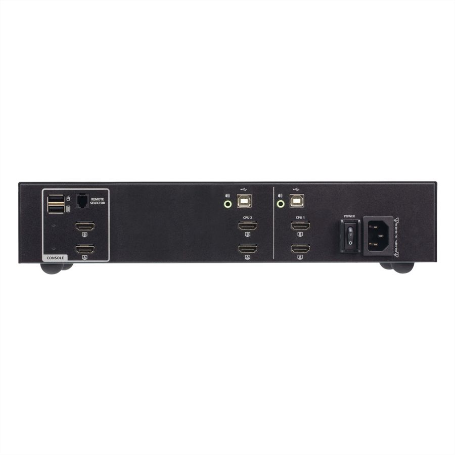 ATEN CS1142H4 2-Port 4K HDMI Dual Display Secure KVM PSD PP V4.0 Compliant)