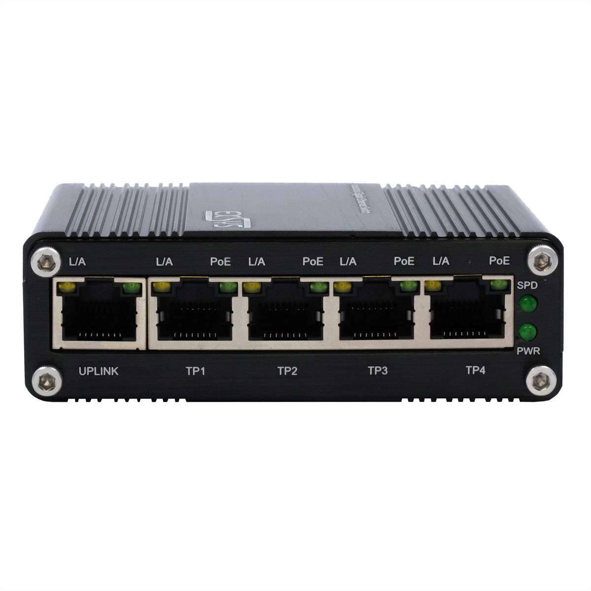 EXSYS EX-62020PoE 5-poorts industriële Ethernet Switch PoE