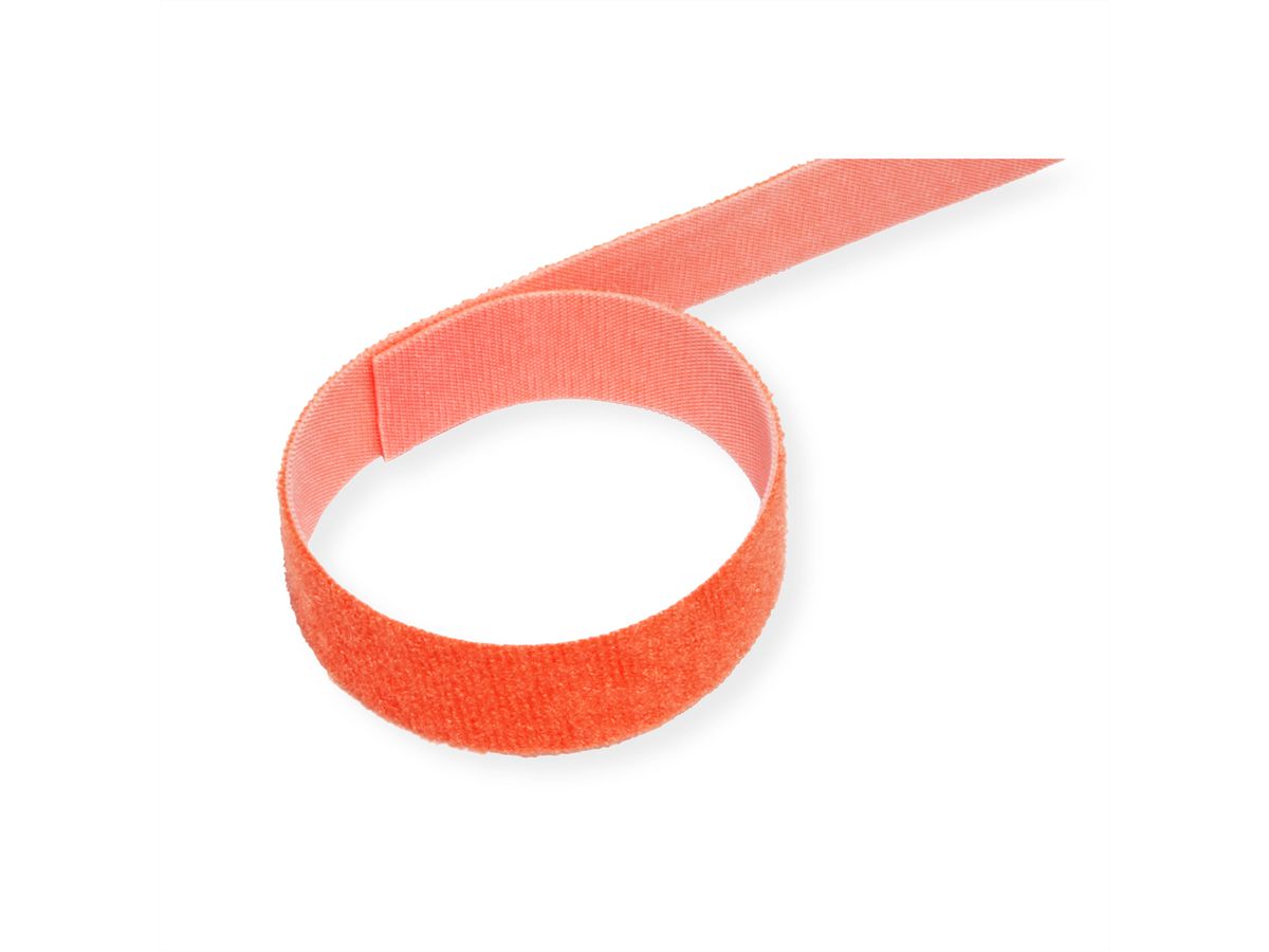 VELCRO® One Wrap® Tape 20 mm breed, oranje, 25 m