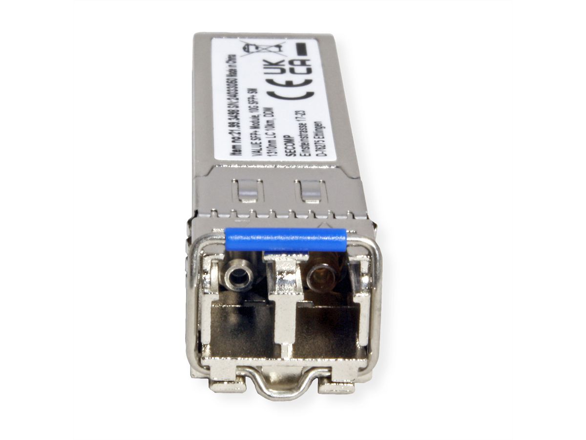 VALUE SFP+ module (MiniGBIC) LR/LC, 10GbE, Single Mode 1310nm, max. 10km