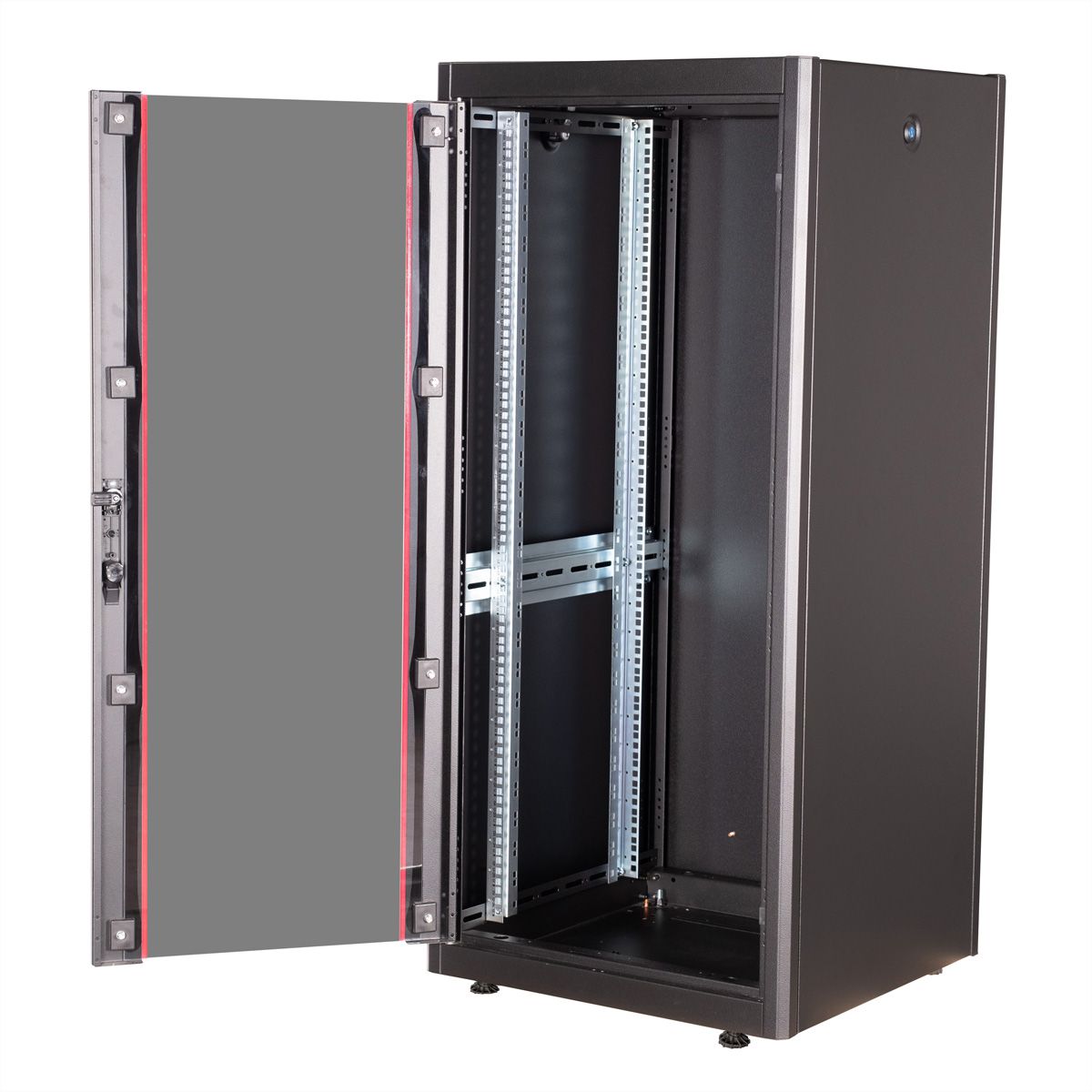 ROLINE 19-inch netwerkkast Basic 26 U, 600x800 BxD Glazen deur zwart