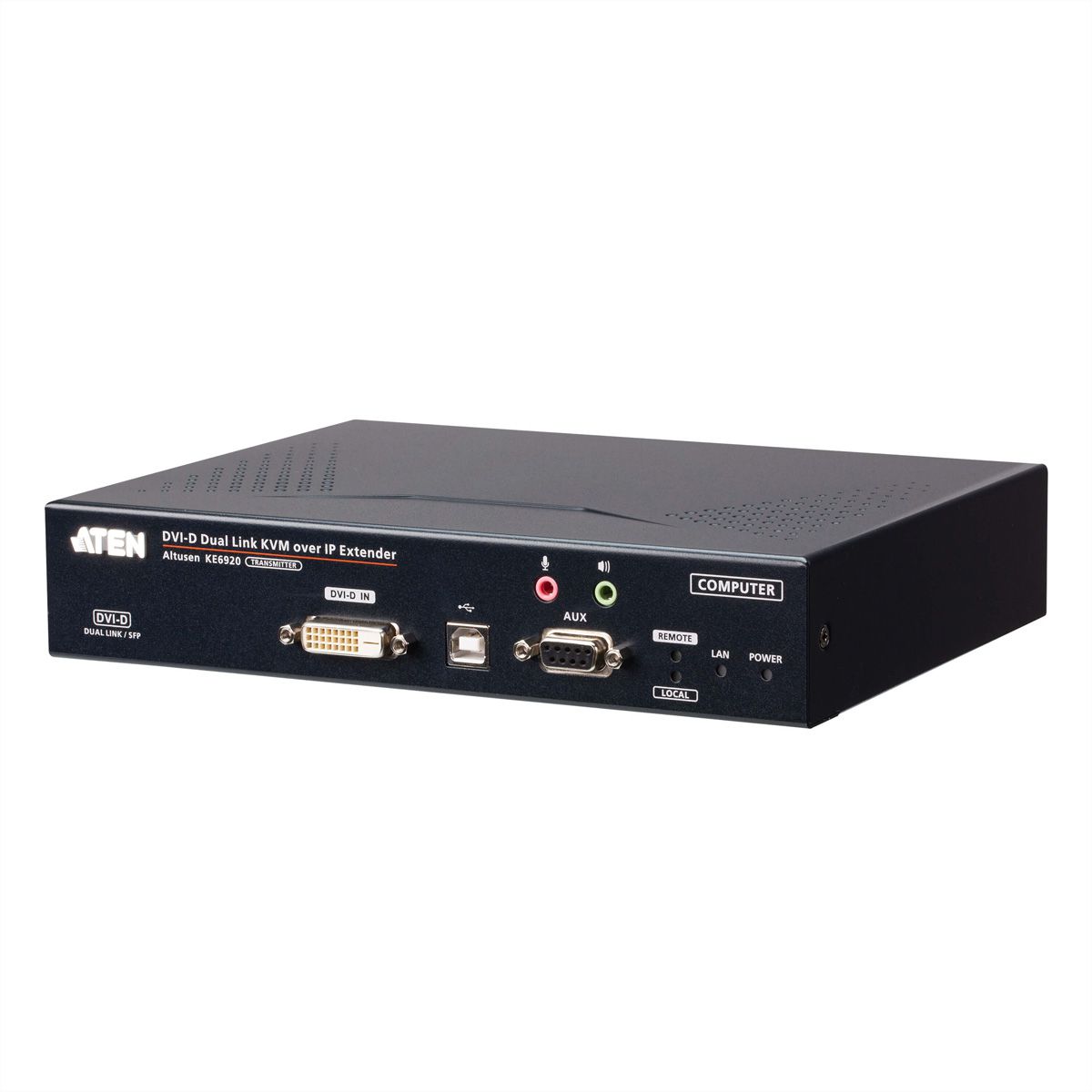 ATEN KE6920T 2K DVI-D Dual Link KVM Over IP zender met SFP