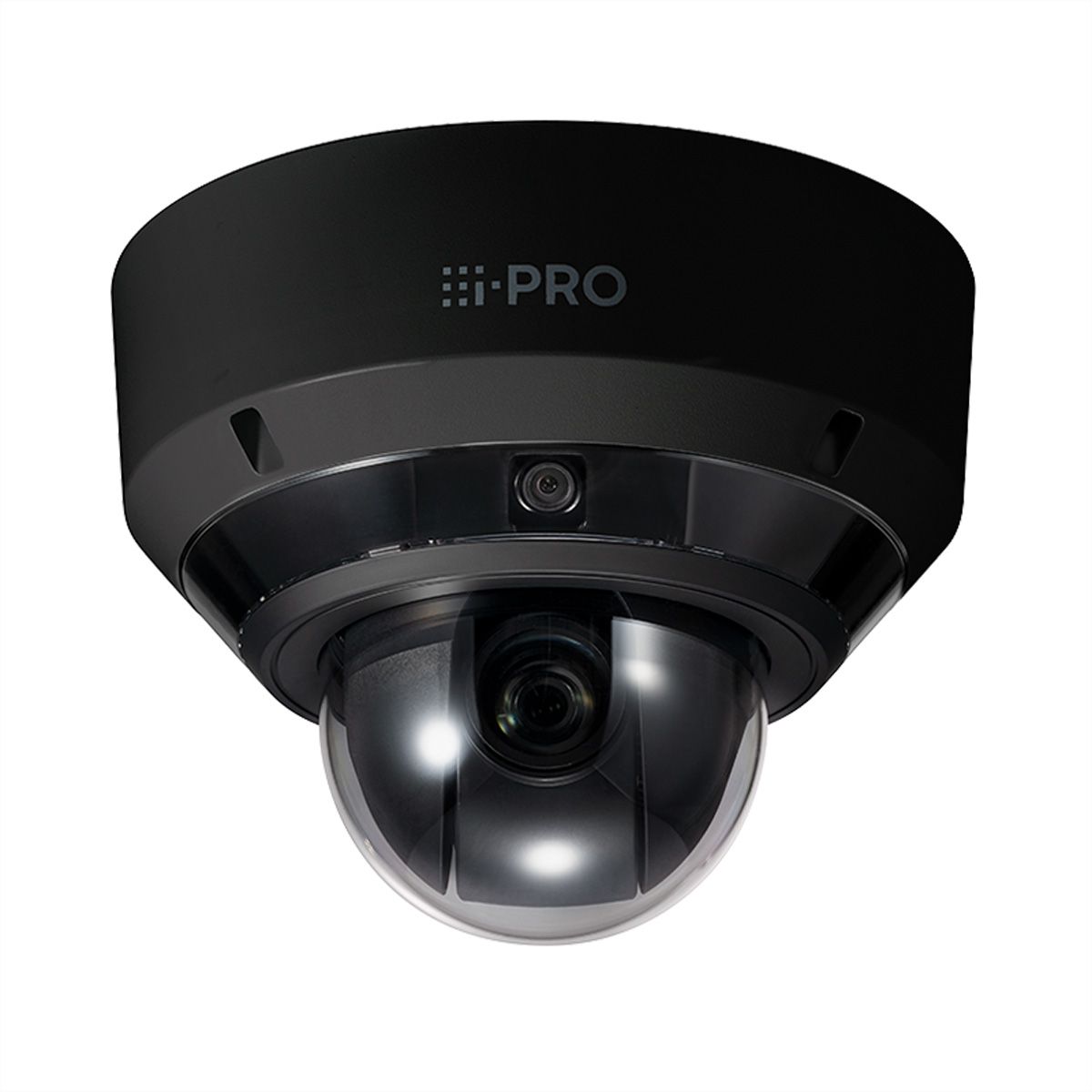 i-PRO 5MP AI OUTDOOR VANDAL Multi-Sensor Kamera, schwarz