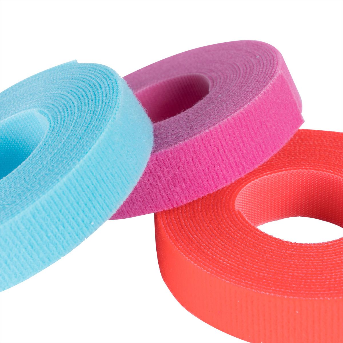 VELCRO® One Wrap® Tape 20 mm breed, rood, 25 m