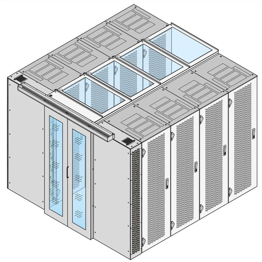 SCHROFF Opvangbakje voor gangen, 1200W 200D