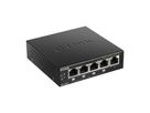 D-Link DGS-1005P/E 5-poorts PoE+ switch Gigabit 4 PoE+ poorten 60W