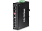 TRENDnet TI-G62 6-poorts Geharde Industriële Gigabit DIN-Rail Switch