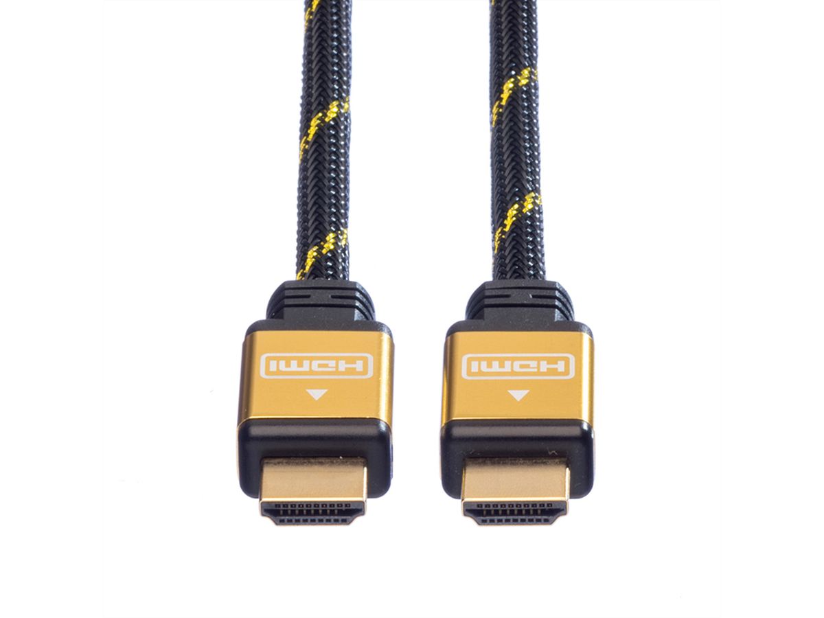 ROLINE GOLD HDMI HighSpeed Kabel met Ethernet, M-M, 1 m