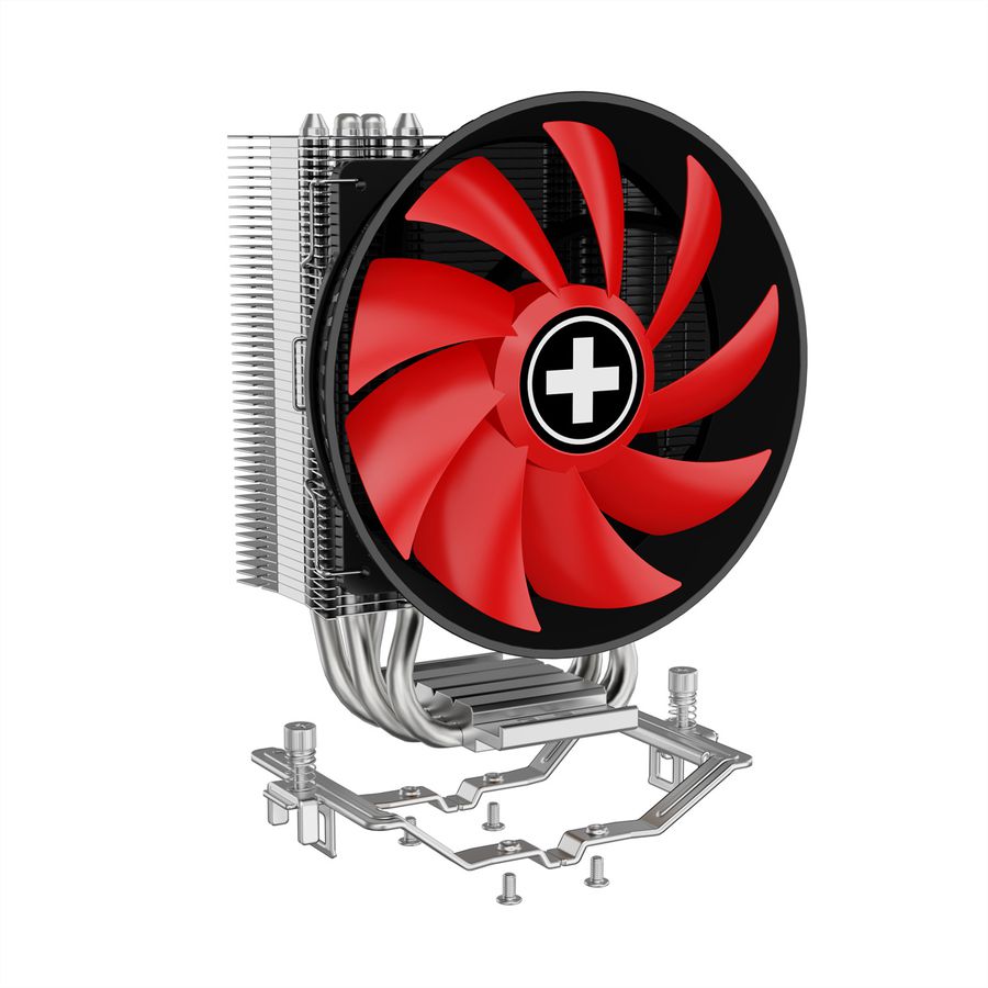 XILENCE XC049 CPU-Kühler, 120mm PWM FDB Lüfter, 200W TDP