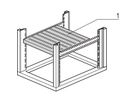 SCHROFF Eurorack Shelf, Stationary, for Universal Frame,  800W 500D
