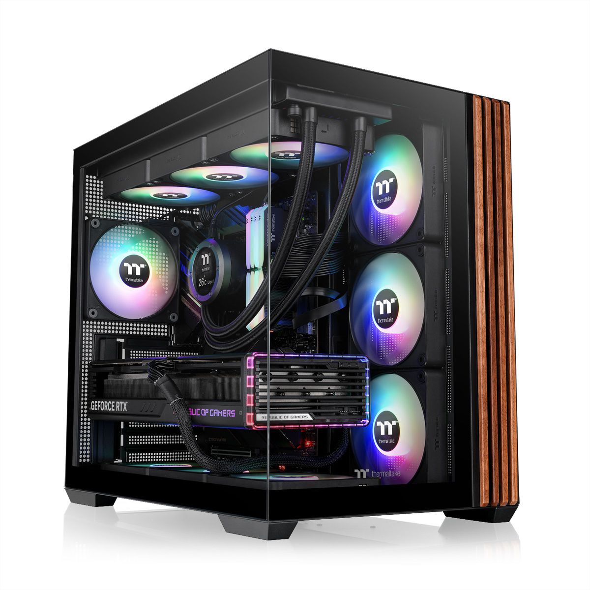 Thermaltake View 380 WS ARGB Mid Tower Gehäuse Schwarz