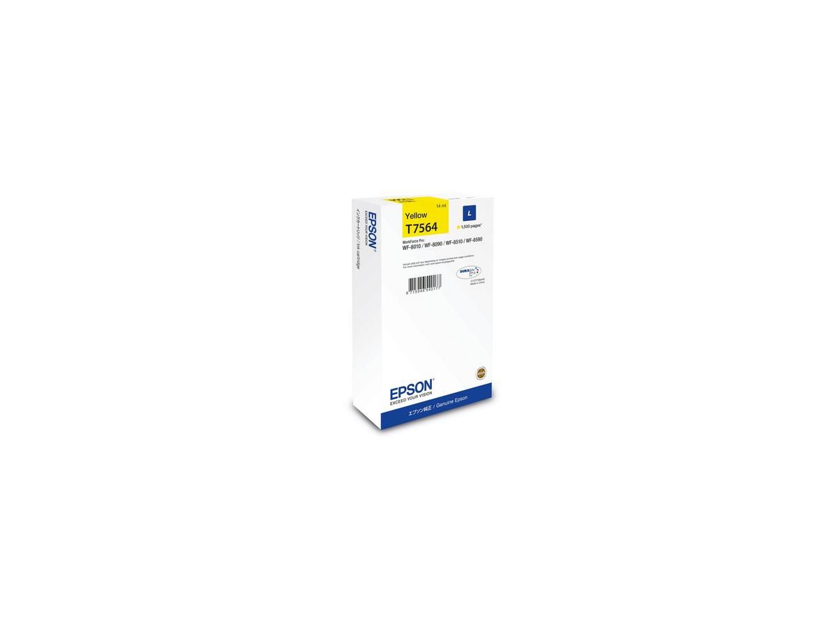 Epson C13T75644N inktcartridge 1 stuk(s) Origineel High (L) Yield Geel
