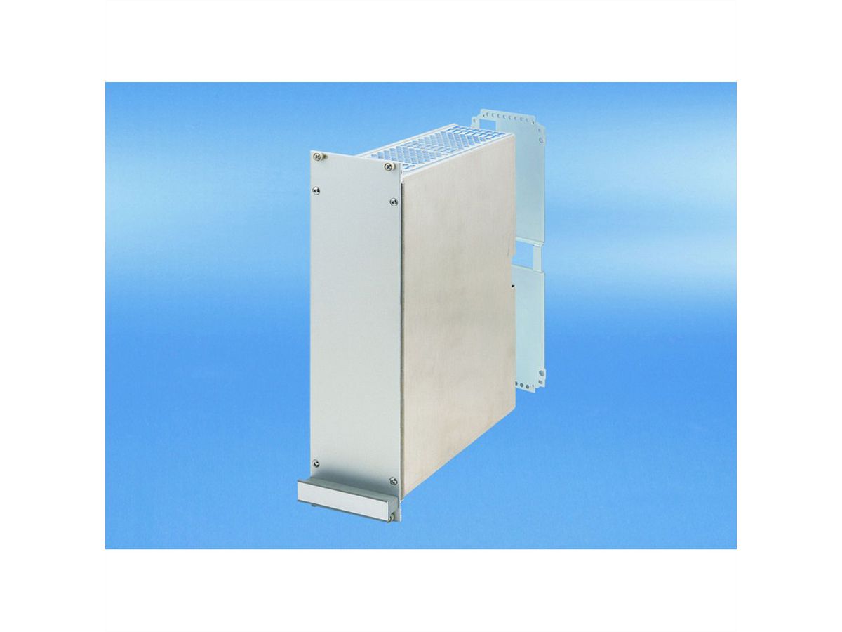 SCHROFF Insteekeenheid met frame PRO-Set, Afgeschermd, geperforeerd, 1 Connector, 6 HE, 42 HE, 167 mm