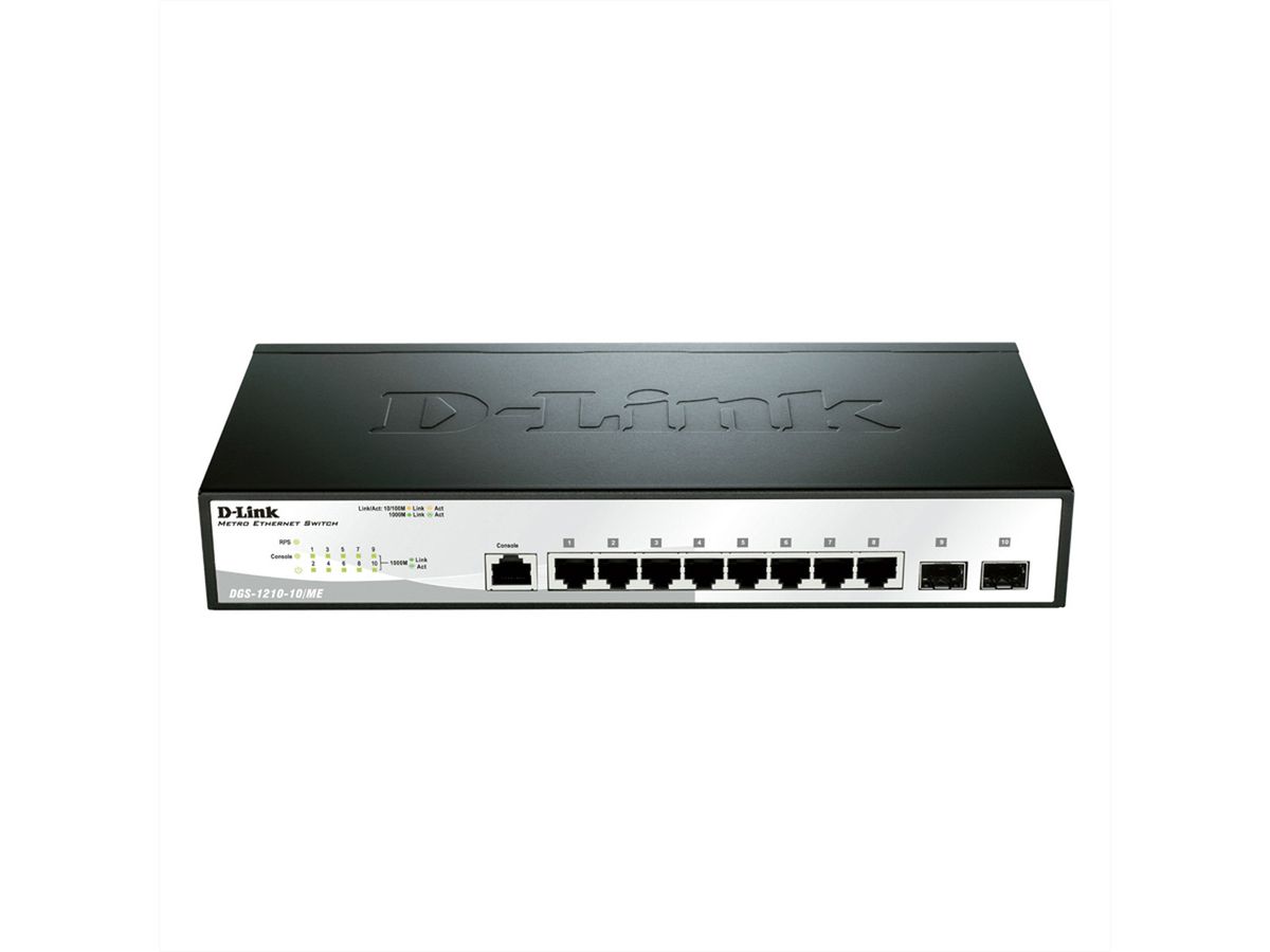 D-Link DGS-1210-10 10-Poorts Layer2 Switch