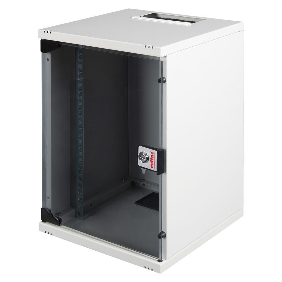 ROLINE 10-inch wandbehuizing 9 U, 312x300 BxD grijs