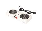 ROLINE Fan unit with 2 fans, for 19" Wall Cabinet grey
