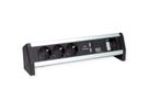 BACHMANN Desk1 1xUSBCharger 3xSchutzkontakt, 1xABD