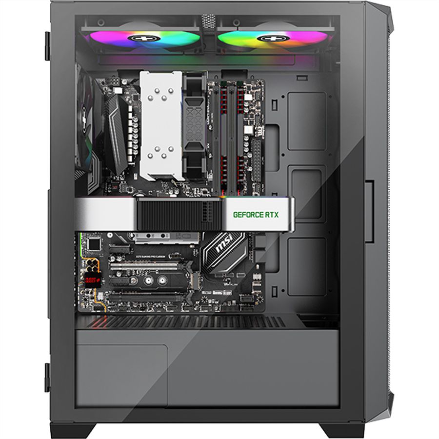 Xilence Xilent Blade II X613 RGB Gaming PC-behuizing , RGB ATX Midi Tower