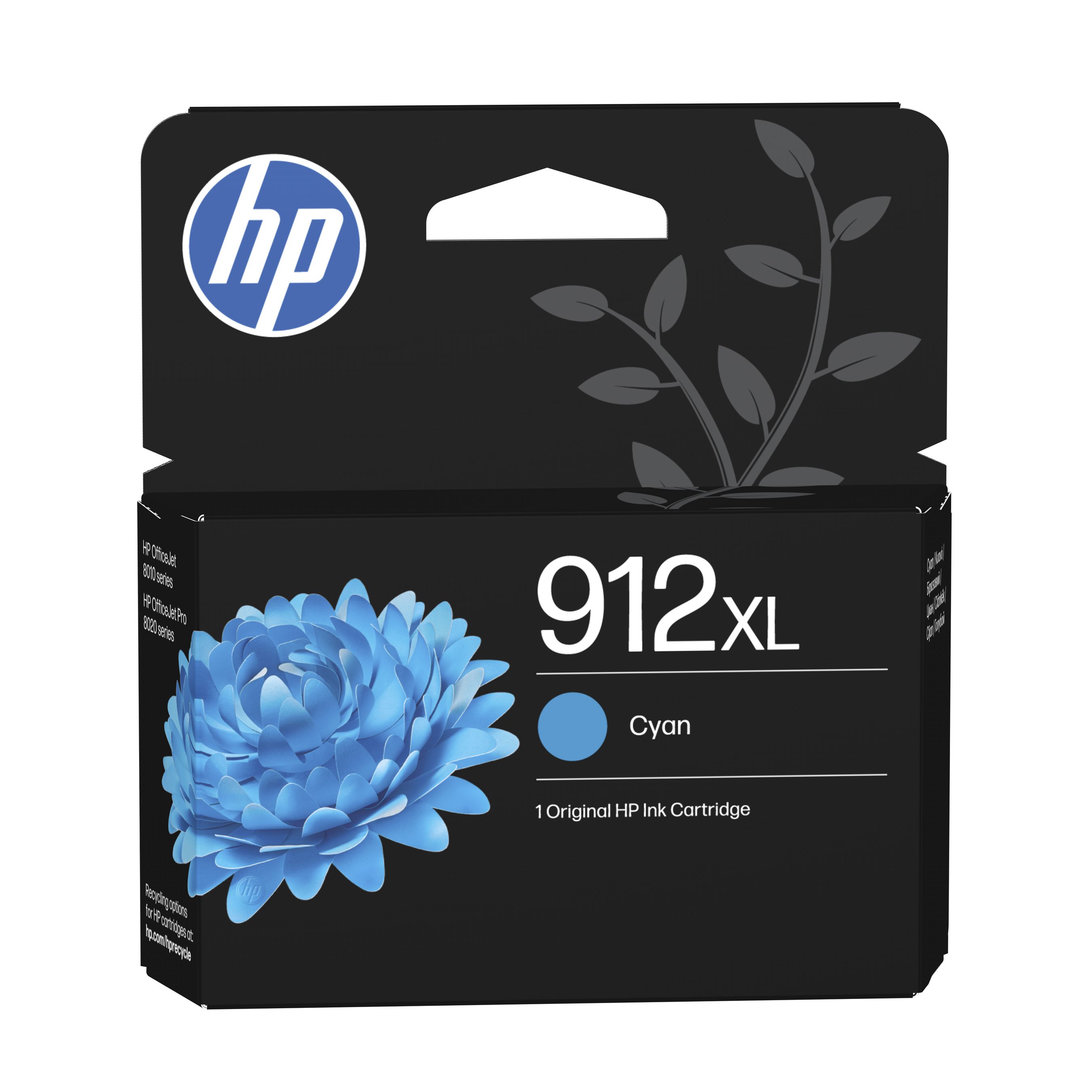 HP 912XL High Yield Cyan Original Ink Cartridge
