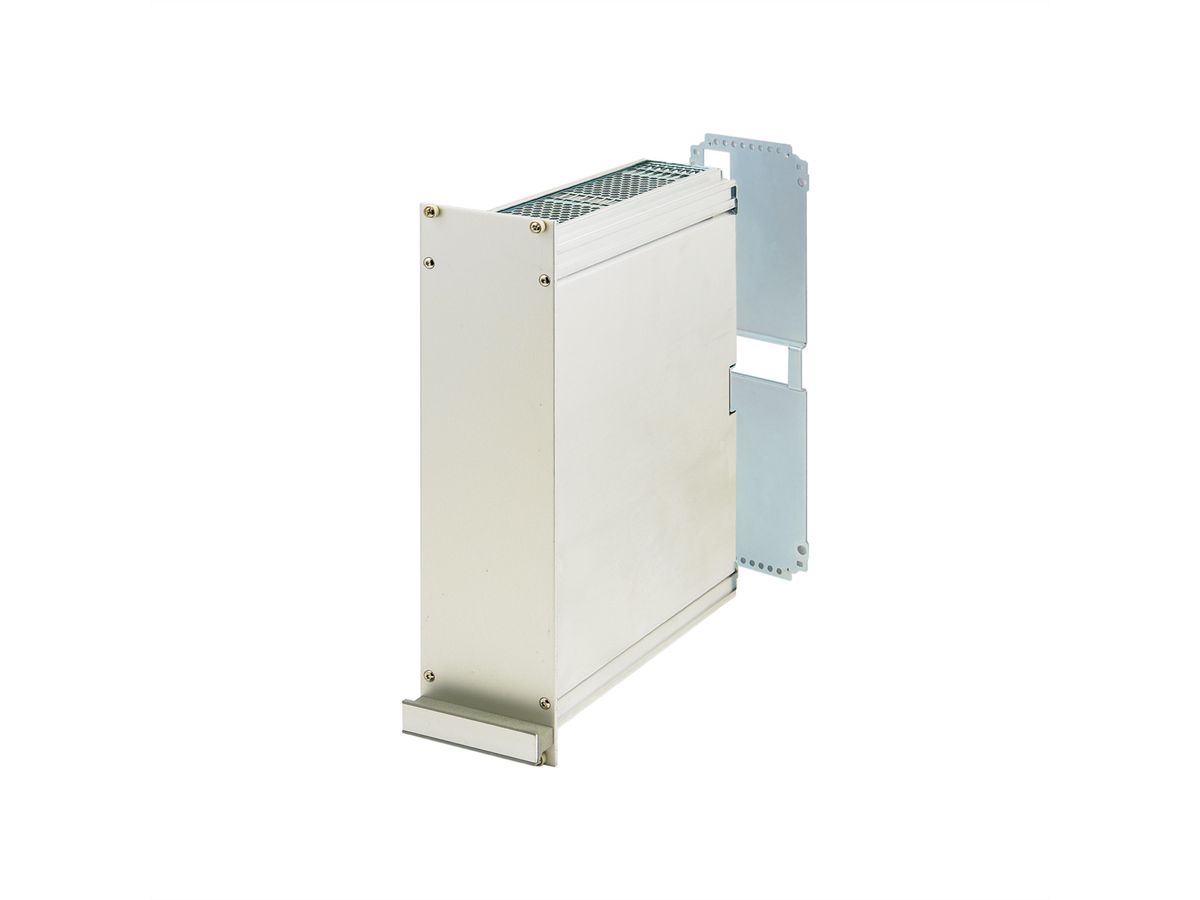 SCHROFF Frame Type Plug-In Unit PRO Kit, Perforated Covers, 1 Connector, 6 U, 14 HP, 167 mm