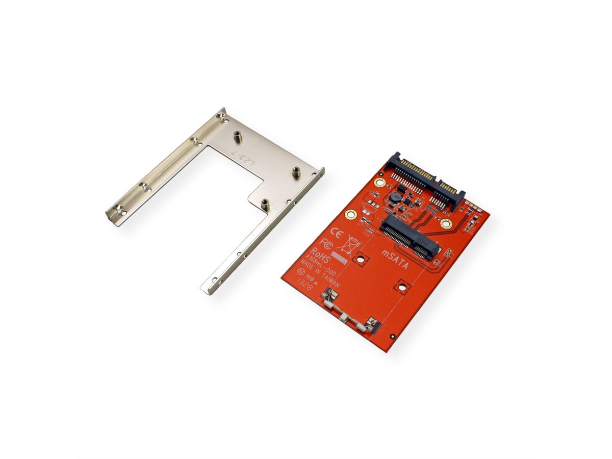 ROLINE Adapter mSATA SSD naar 2.5 SATA 22pin