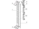 SCHROFF Plug-In Unit Kit for FMC With IEL Handle black, U-shaped Front Panel Shielded (Textile), 6 U, 4 HP